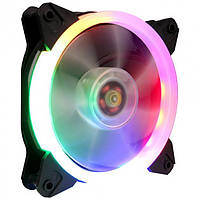 Кулер 1stPlayer R1 Color LED bulk; 120х120х25мм, 4-pin