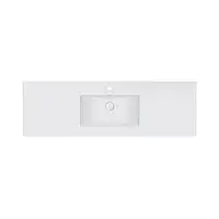 Раковина Qtap Albatross E 1500х460х180 White з донним клапаном QT01119150EW