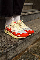 Чоловічі кросівки Patta x Nike Air Max 1 Anniversary Red Grey White Патта x Найк Аїр Макс 1 Анніверсарі 41, фото 3