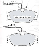 Тормозные колодки ALFA ROMEO 155 GTV SPIDER AUDI A6 FIAT CROMA D711Ei3