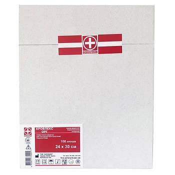 Рентгенівська плівка Кровлекс-ОРГ 24х30 см Синьочутлива (100 аркушів)