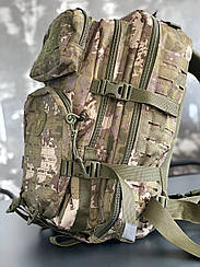 Місткий військовий рюкзак тактичний, об'ємом 37 літрів, ISARM колір Камуфляж, водостійкий матеріал