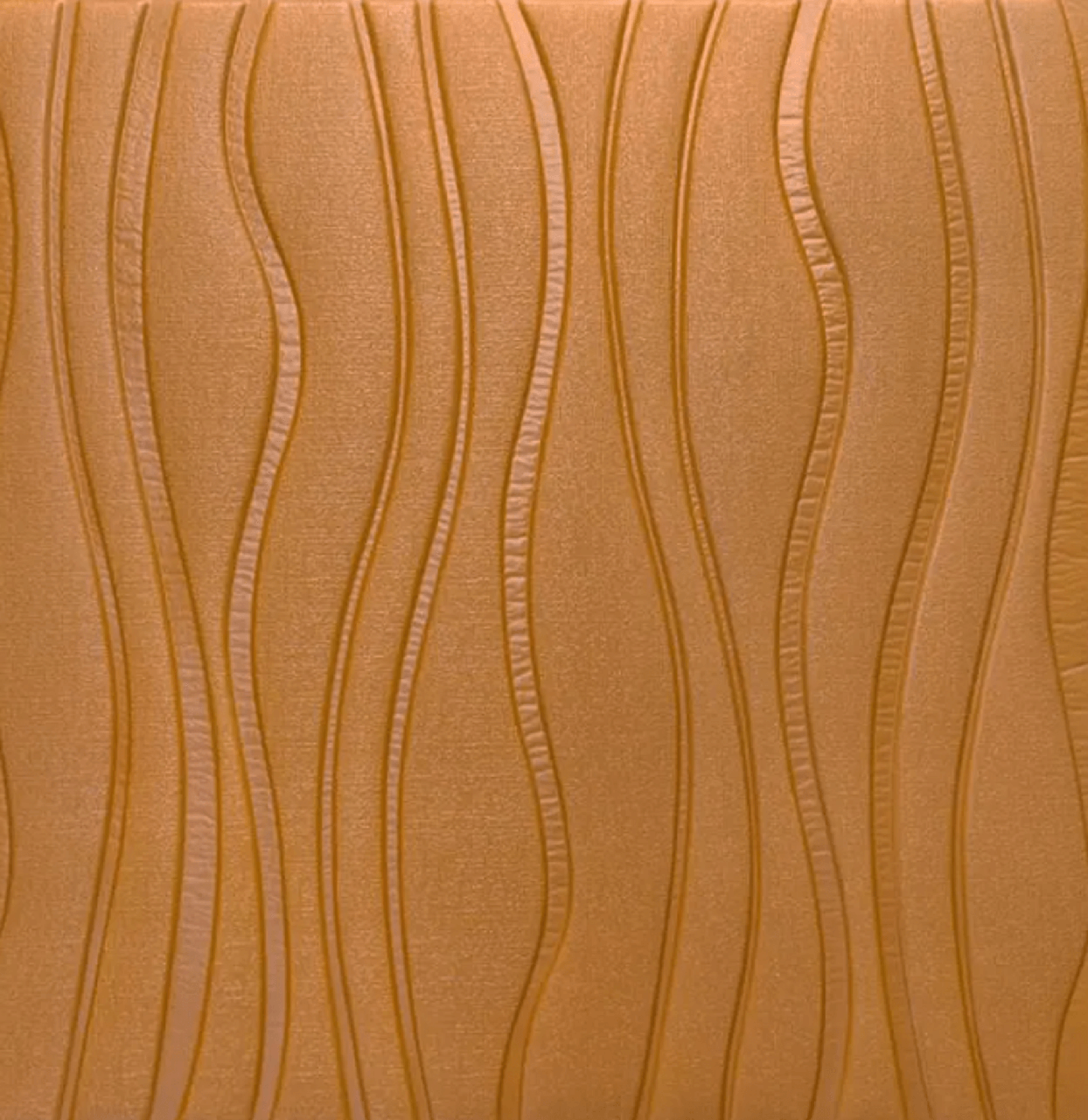 Самоклеюча 3D панель 700*700*7 мм коричневі хвилі, фото 1