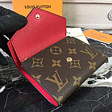 Модний гаманець Louis Vuitton коричневий Преміум Якість клатч Трендовий барсетка Луї Віттон, фото 2