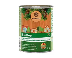 Ґрунт для деревини з антисептиком Eskaro Biostop 0,9 л