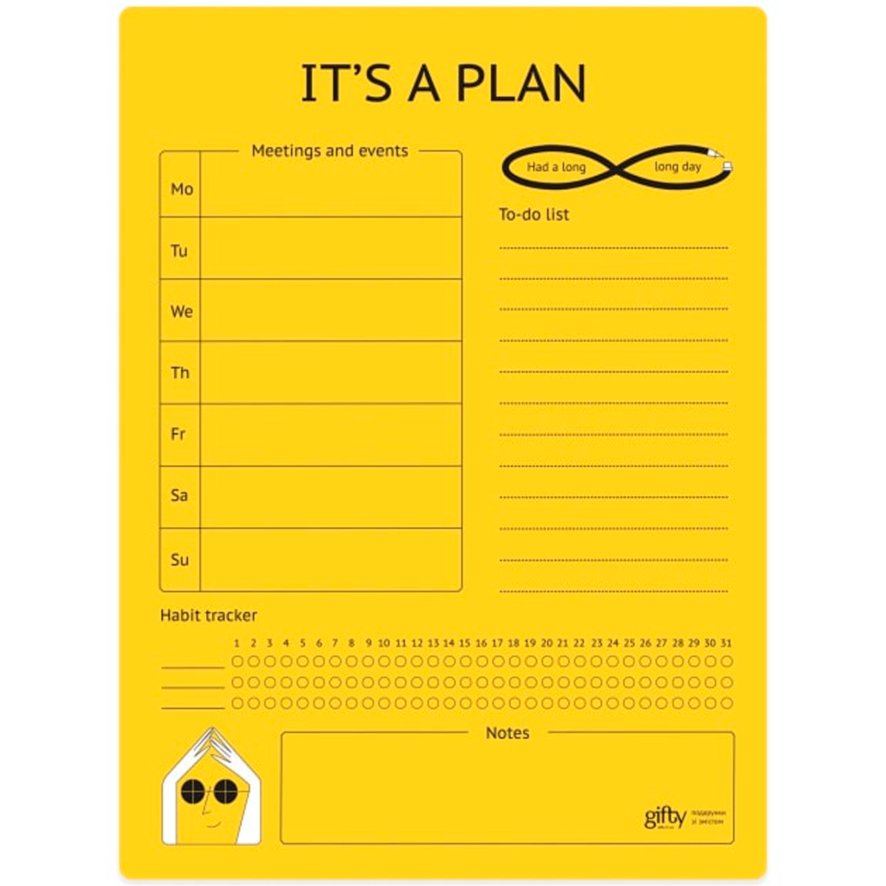 Магнітний Планер It's A Plan