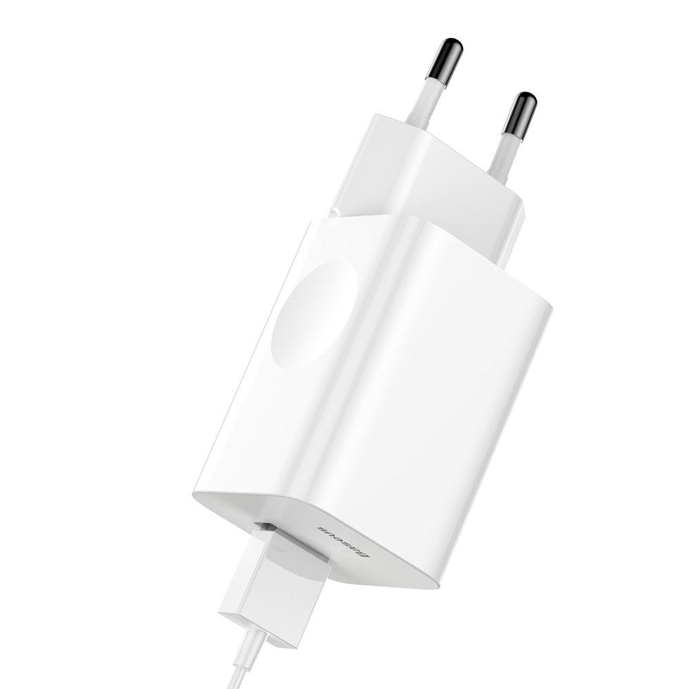 Блок живлення (адаптер) Baseus Wall Charger QC3.0 Білий CCALL-BX02, фото 7