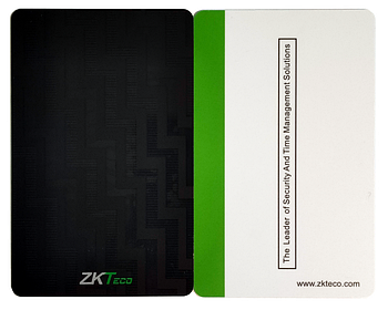 Картка доступу ZKTeco Mifare Classic 1K ISO 13.56 МГц чорна - ОПТ