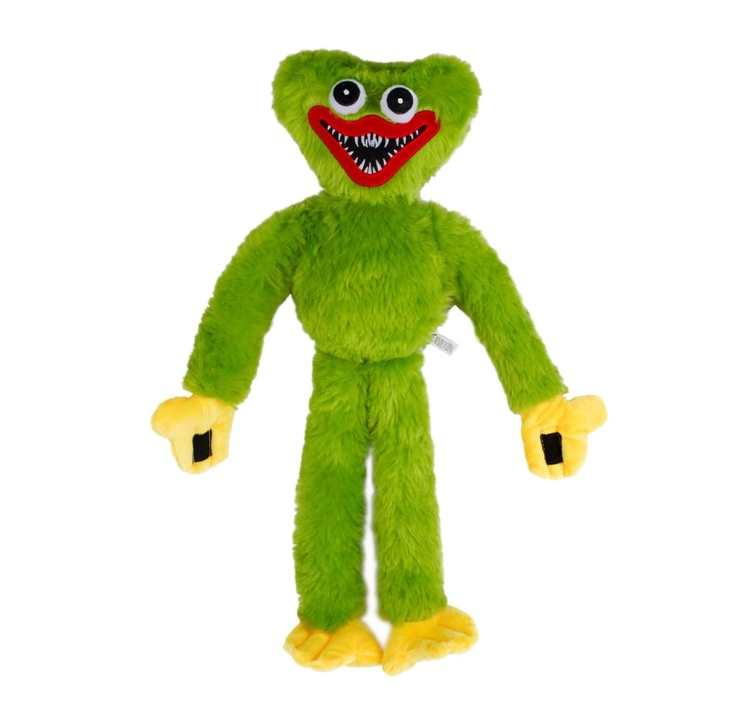 М'яка іграшка обіймашка Хагі Вагі Зелений, монстрик Huggy Wuggy з липучками на руках 40 см