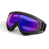Захисні окуляри маска X400 на резинці, з захистом від ультрафіолету, для велосипеда страйкболу тактичні