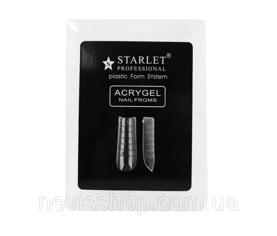 Верхні форми для нарощування нігтів Starle Professional Universal, універсальні, з розміткою, пр