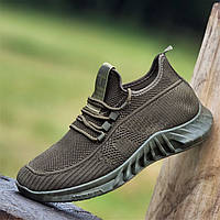 Тільки 44р і 45р! Кросівки чоловічі хакі літні легкі Кроссовки мужские хаки летние легкие (Код: 3047)