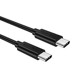 Кабель зарядный CHOETECH USB Type-C to Type-C PD 3A PVC 1 м Black (CC0001)