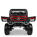 Дитячий електромобіль Джип M 4133 EBLR-3, Mercedes Benz, 4WD, автопофарбування червоний, фото 8