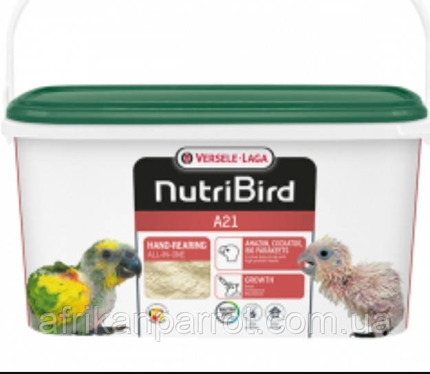 NutriBird А21 корм для ручного вигодовування пташенят (3 кг, фото 1