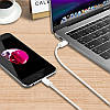 Кабель зарядний Lightning Choetech USB Type C for Lightning 2.4 A 1 м White (SMT0009-102WH), фото 5