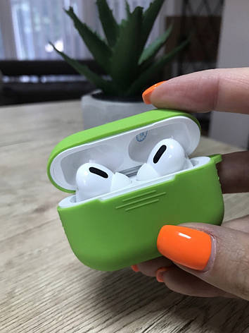 Чохол для навушників Air Pods Pro Салатовий, фото 1