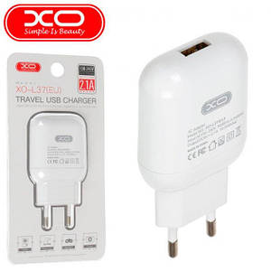 СЗП XO L37 QC (1USB/2.1A) білий