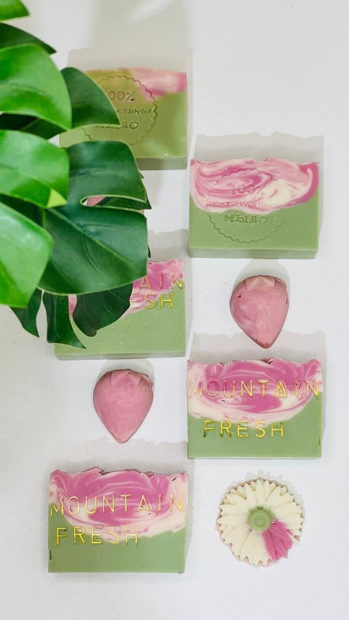 Натуральне мило ручної роботи Mountain Fresh ., фото 1