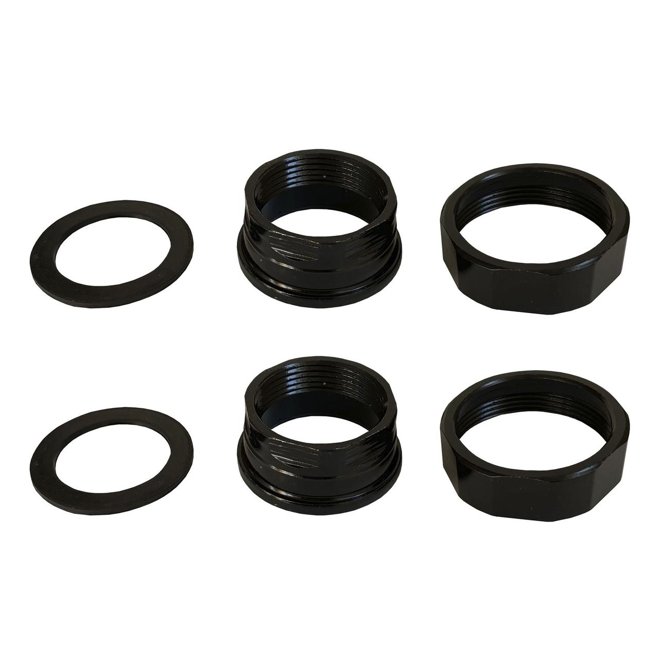 Комплект гайок 2″ - 1 1/4″ сталь (2 шт) (8415) (000008415), фото 1