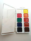 Акварель медова "Захоплення" 10 кольорів  ГАММА (фарби акварельні), фото 3