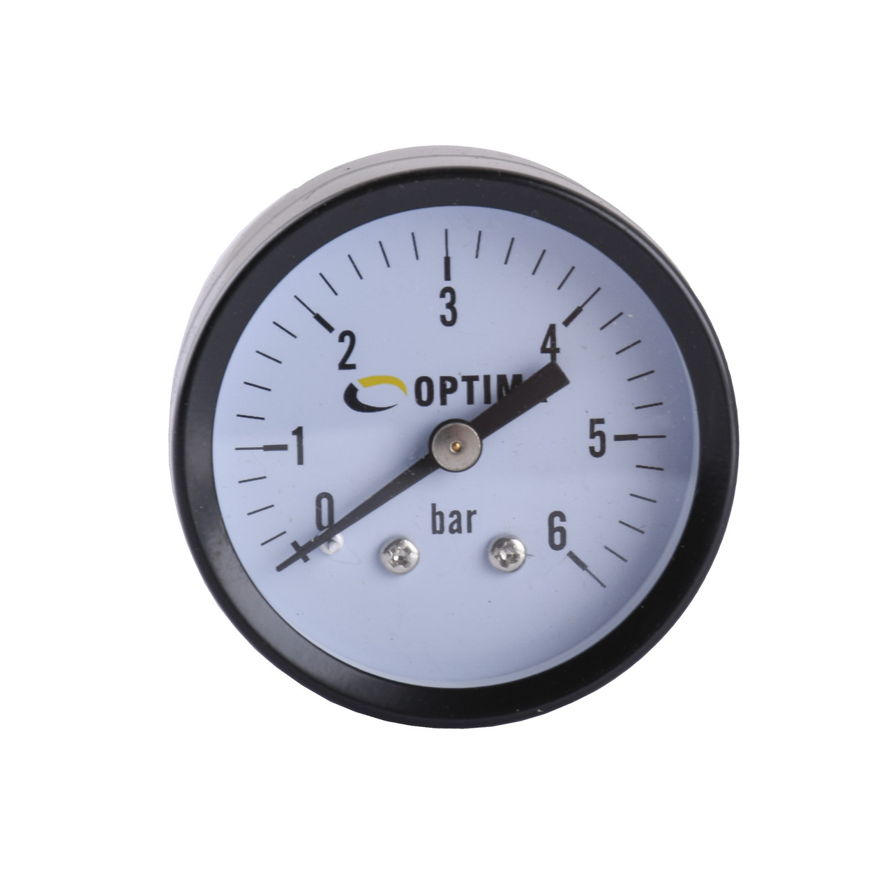 Манометр Optima 6 атм. 50 мм. заднє під'єднання сталевий корпус ( X50-YFC ) (000020934), фото 1