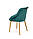Зелене кухонне кріслоTOLEDO 2 MONOLITH 37 (Halmar), фото 6