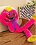 ВЕЛИКІ М'які іграшки Велика Кісі Місі монстр рожевий іграшка м'яка плюшевий Кіссі місі 80 см, фото 7