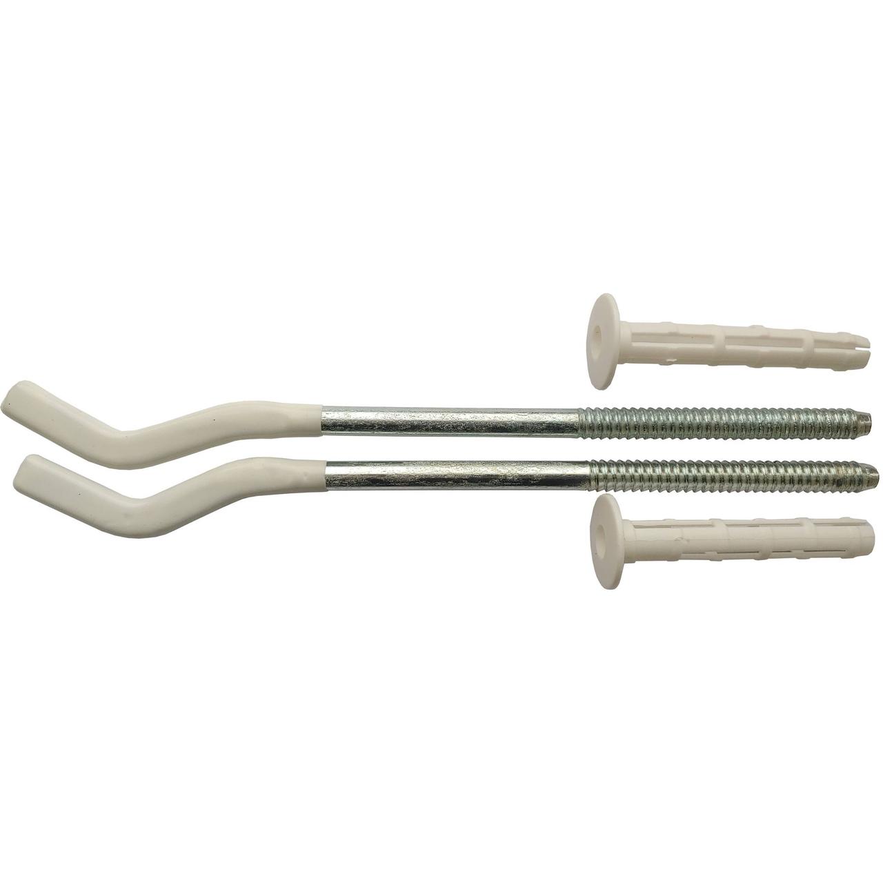 Комплект кронштейнів радіатора CRISTAL NS-1016 штирьковий прорезинений з дюбелем Ø9х245мм (пар.4од.) (000022828), фото 1