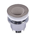 Донний клапан Globus Lux HG-041S-S- BR (Click-clack) Стального кольору (000023159), фото 3