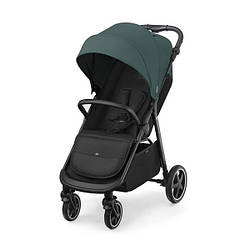 Прогулянкова коляска Kinderkraft Route Platinum Green