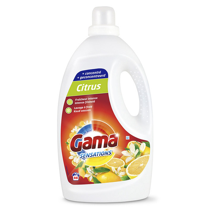 Гель для прання GAMA Цитрус 4,4 л 88 прань