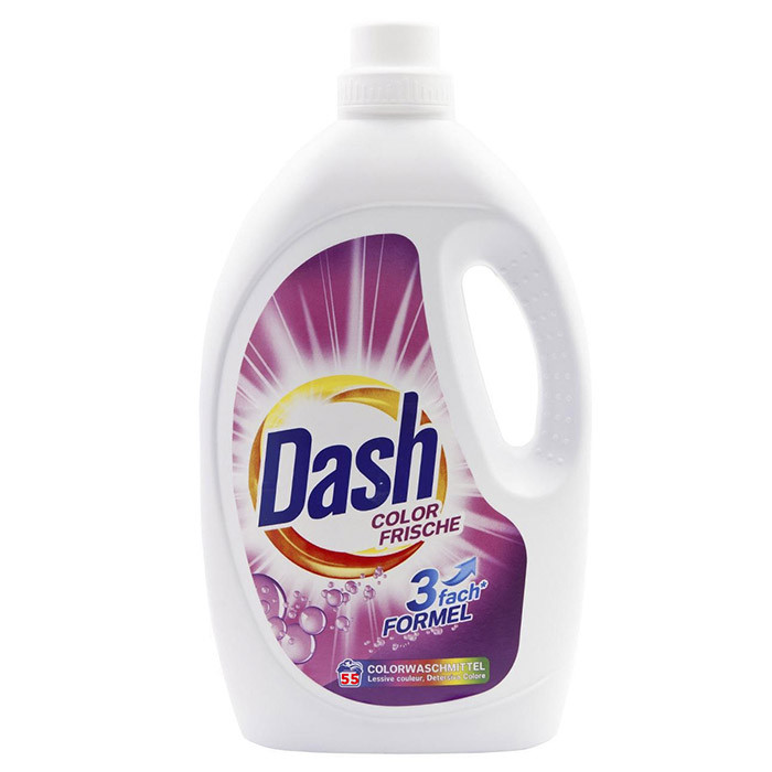 Гель для прання Dash Color Frische для кольорової білизни 2,75 л 55 прань