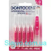 Міжзубні щітки мікро DONTODENT (ISO-Gr. 0), 6 St (Німеччина) DONTODENT Interdental Sticks micro fein (ISO-Gr.