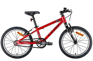 Велосипед 18" Leon GO Vbr 2022 (червоний із чорним)