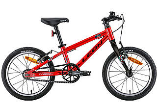 Велосипед 16" Leon GO Vbr 2022 (червоний із чорним)