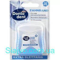 Зубна нитка DONTODENT, 50 м. (Німеччина) Dontodent Zahnband extra gleitfähig, 50 m