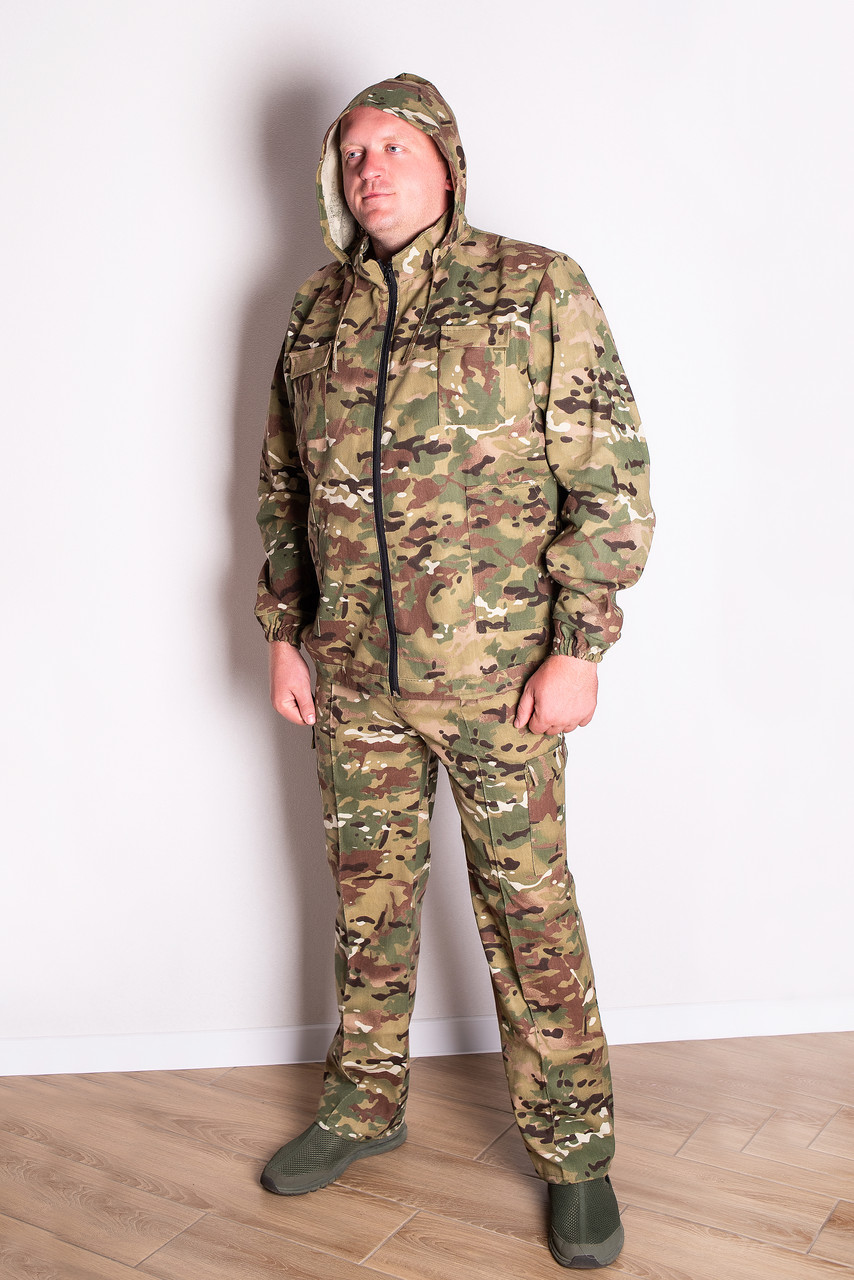 Камуфляжный костюм с капюшоном UkrCamo МК 44-58р Мультикам, фото 1