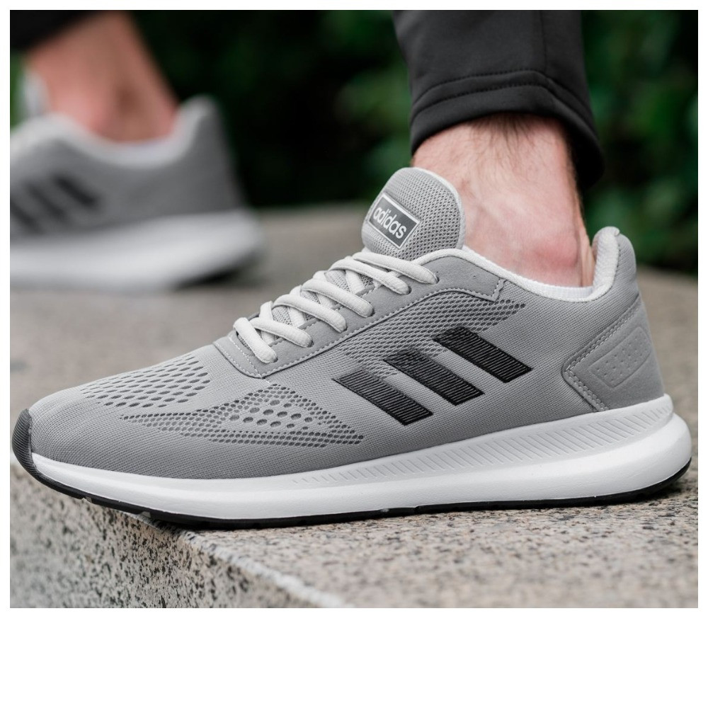 Чоловічі кросівки Adidas, сірі кросівки адідас, фото 1
