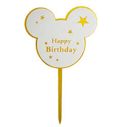 Топпер для торта "HB Minnie Mouse", розмір - 16х10 см