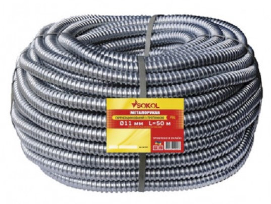 Металорукав РЗ-Ц Standard з протяжкою d 15 (50m)