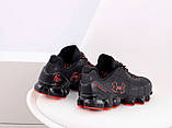 Чоловічі кросівки Under Armour Scorpio 2 black orange red, чорні кросівки андер армор скорпіо 2, фото 4