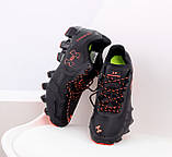 Чоловічі кросівки Under Armour Scorpio 2 black orange red, чорні кросівки андер армор скорпіо 2, фото 5