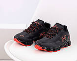 Чоловічі кросівки Under Armour Scorpio 2 black orange red, чорні кросівки андер армор скорпіо 2, фото 2