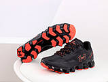 Чоловічі кросівки Under Armour Scorpio 2 black orange red, чорні кросівки андер армор скорпіо 2, фото 3