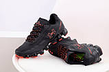 Чоловічі кросівки Under Armour Scorpio 2 black orange red, чорні кросівки андер армор скорпіо 2, фото 8