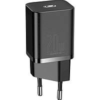 Сетевое зарядное устройство Baseus Super Si Quick Charger 1C PD 20W Black (CCSUP-B01)