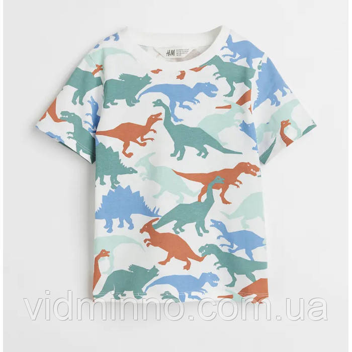 Футболка H&M для хлопчика р.134/140, 8-10 років,  Динозаври