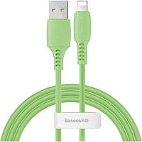 Кабель зарядный BASEUS Colourful Data Cable for Lightning 1.2м Green (CALDC-06)