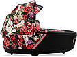 Коляска Cybex Priam 4.0 шасі Rosegold + люлька Spring Blossom Dark, фото 3